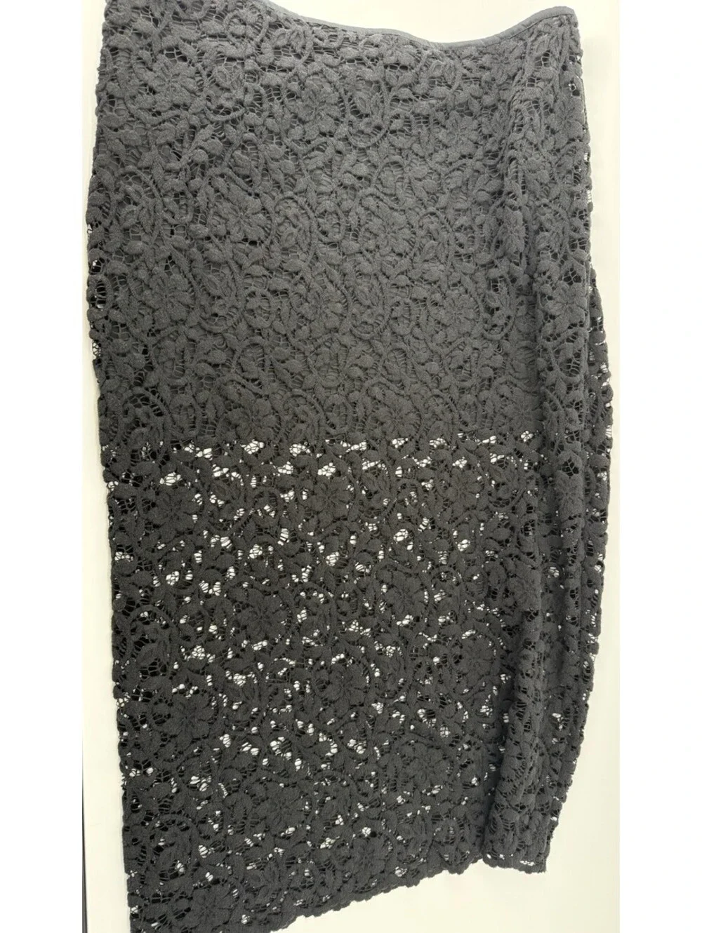 Future Collective Black CL Sexy Lace Part Lined Pencil Midi Skirt 2562